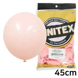 해피파티 라운드풍선 마카롱 45cm (오렌지) (25개입)장식 벽풍선 생일 돌장식