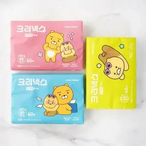유한킴벌리 크리넥스 여행용 티슈 60매