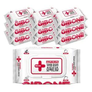 테온셀 (캡형 X) 기본에 충실한 소독티슈 휴대용 20매 x 10팩