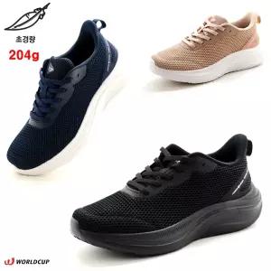 [바로 신는 초경량 204g 푹신한 논슬립 고무창 4cm] 가볍고 발볼편한 쿠션감좋은 남성 여성 메쉬갑피 워킹 런닝 서서신는 운동화 W-캘리