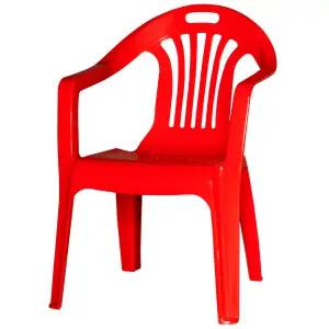 CP 국산 에덴 의자 빨강 등받이 팔걸이 플라스틱 편의점 포장마차 행사 포차 테라스 학교 야외
