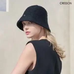 크레송 25SS 크로쉐 버킷 햇 C252BA03A_11 (블랙)