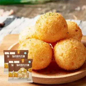 밀리원 바삭쫀득 모짜렐라 연유 치즈볼 300g 4개 세트