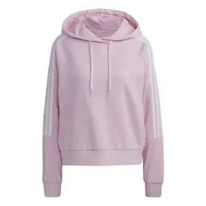 [아디다스] 에센셜 루즈 컷 3S 후드 티셔츠 핑크 GL1459