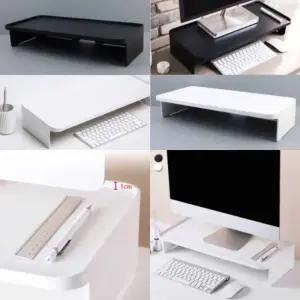 모니터받침대 컴퓨터거치대 선반 스탠드 티비 PC 지지대 다이