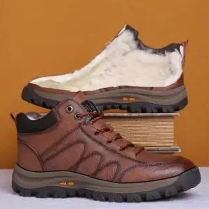 남성 털안감 방한화 겨울 필수아이템 보온 트레킹워커 워커