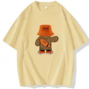 캐릭터 여자 반팔티 루즈핏 라운드넥 여성 반팔티 여름 여성 반팔티 셔츠 여자