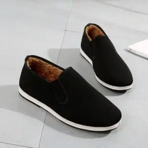 방한 겨울 모카신 모직 겨울 로퍼 신발 안감