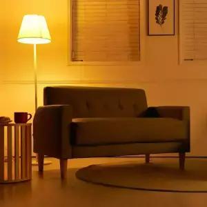 에보니아 티아라 2인용 쇼파 패브릭 인조가죽 / 생활방수 2인 소파 자취방 원룸