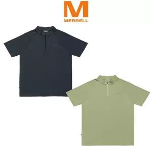 [롯데백화점]머렐 24S/S 하이크 남성 스트레치 반집 반팔 티셔츠 M24M2-MHT101