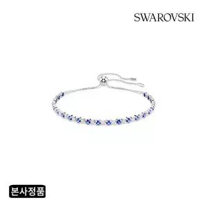 [스와로브스키](강남점)[본사정품/쇼핑백증정] Matrix Tennis 블루 로듐 팔찌M 5725854