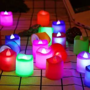 로맨틱 LED 미니 캔들 촛불 무드등 카페 레스토랑/전자/양초/건전지/안전/학교/엘이디/모양/전자초/조명