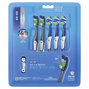 오랄비 어드벤티지 칫솔 3입+크로스액션 2입