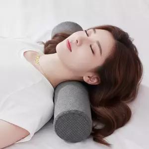 띵덕 원형 낮은 숙면 일자목 거북목 경추 베개 배게