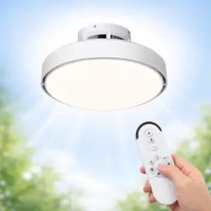 비브르디 날개없는 LED 실링팬 조명겸용 60W 리모컨 포함