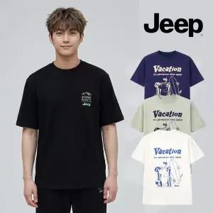 [롯데백화점]지프 Jeep 지프 [남녀공용] 루즈핏 반팔티셔츠 6종 택1