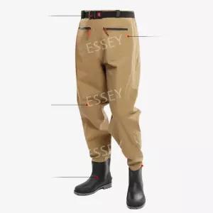 남성 웨이딩 겨울용 소재 기능성 팬츠 나일론 방수 옐로우 레인바지 허리 아웃도어