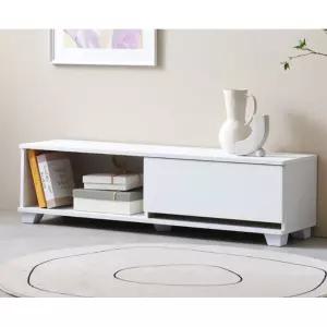 도어수납콤비 TV거치형 미니 거실장(118cm 5색) 티브다이 북유럽풍 티비장