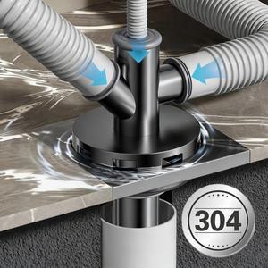세탁기 배수관 바닥 연결구 악취 방지 건조기 청소 로봇 세면대 스테인리스 티