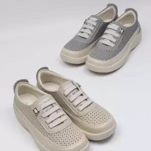 [제이시]제이시 3CM 부드러운 소가죽 여름 펀칭 운동화 S172