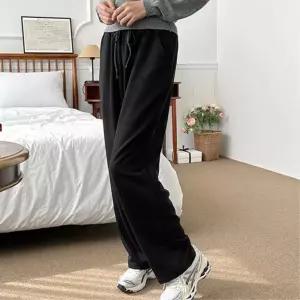 간절기 홈바지 편한 밴드 여성일자팬츠 실내바지 하의