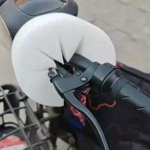 360 사이클 오토바이 핸들 바 방풍 코튼 물결 모양의 자전거 핸드 커버 윈드 블록 스폰지 보호대 겨울 야외