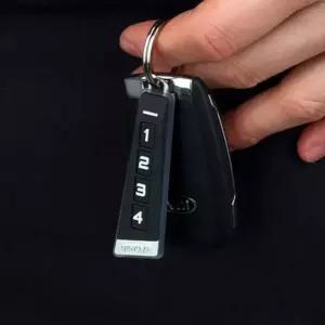 [셀러허브]차량용 키홀더 차넘버 차키 열쇠 고리 케이스 H (S38127242)