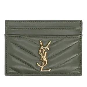 카산드라 쉐브론 퀼팅 카드 지갑 423291 AAA443189