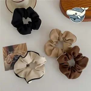 편안한 내추럴 스타일 감성 어텀컬러 헤어밴드 곱창밴드 헤어액세서리 곱창머리띠