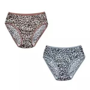(보엠)시원한 인견 호피패턴 삼각팬티