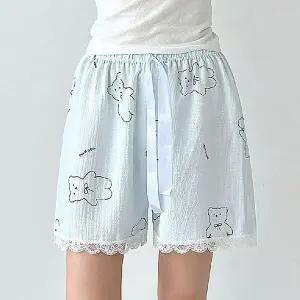 [하프클럽/]여성 캐릭터 레이스 반바지 홈웨어 속바지 잠옷바지