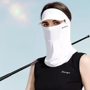 여름 앞면 햇빛가리개 모자 넥쿨러 아이스 넥쿨러 멀티스카프 용 얼굴 등산 햇빛가리개 쿨워머 여름