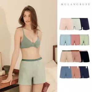 [물랑루즈]홈웨어 여성 트렁크팬티 사각팬티 네모팬티 면팬티 여자 반바지 순면/인견/텐셀모달