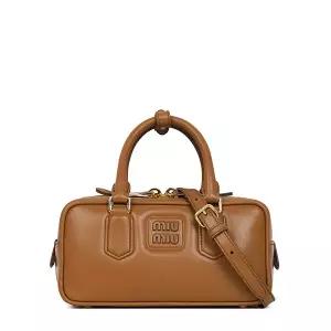 미우미우 26SS 코냑 아르카디 토트백 5BB142 ACR3 F0046