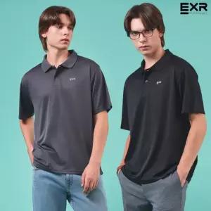 25SS 올라운드 남성 메쉬 카라 티셔츠 1+1 그레이+블랙