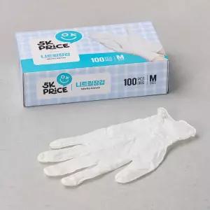 5K프라이스 니트릴장갑 M 100매