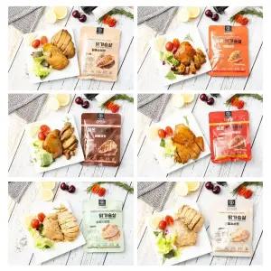 다잇닭 실온 닭가슴살 6종 120g 60팩