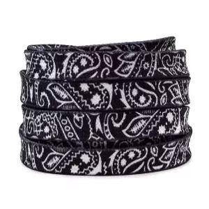 페이즐리 신발끈 120cm 패턴 끈 하이탑용 운동화끈