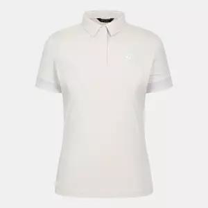 테일러메이드 26SS 여성 소매 메쉬 카라 반팔 티셔츠 BEIGE TWTY66741-509