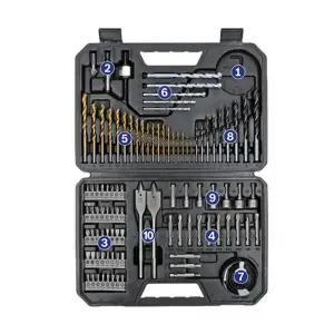 보쉬 전동드릴 석재 목재 등등 스크류드라이버 비트 풀세트 103p 작업공구 타공