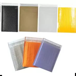 HD봉투 안전봉투 PET 에어캡 라벤더 50장 25x34cm