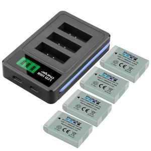 Canon PowerShot G1 X Mark III G5 G7 G9 1600mAh NB-13L 배터리 및 LCD 3 슬롯 충전기