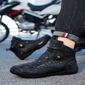 라이딩 바이크신발 남녀공용 오토바이 사이클링 모터사이클 부츠 방수 투어링