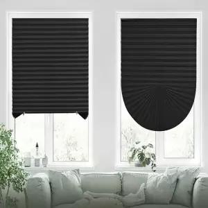 붙이는 셀프 블라인드 암막 햇빛가리개 240cm 창문커튼붙이는 간편 간설치 접착식 부착식 무타공간 무타 인