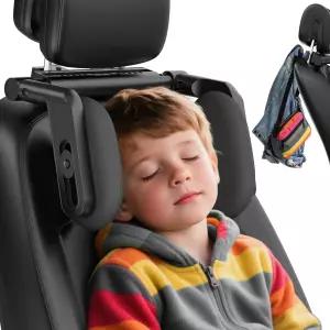 자동차 레스트 베개 4방향 조절 가능한 두꺼운 메모리 폼 로드 팔 목 지지 U자형 디자인 여행용 수면 와