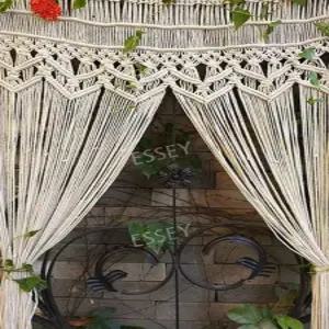 문커튼 발코니 마크라메 가림막 베란다 가리개 창문