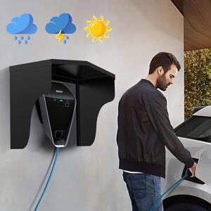 [호환품]벽상자 충전 더미 방풍 레인 커버 알루미늄 스테이션 보호 자동차 포트 전기 콘센트