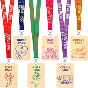 월드바자르 나무 욕실 랜야드 통과 6세트 교실 홀 사무실 도서관 간호사 여학교 교사 용품