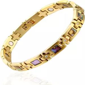 여성용 MagEnergy 마그네틱 팔찌 사이즈 조절 도구가 있는 티타늄 스틸 강도 가능한 주얼리 선물