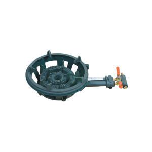 업소용 2구 쌍관 준저압 가스 LPG 주물 버너 세트